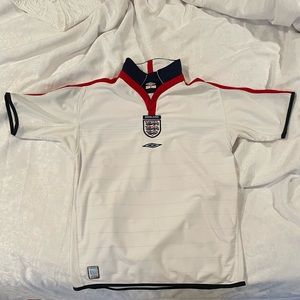 England 2003-2005 Official football/soccer jersey